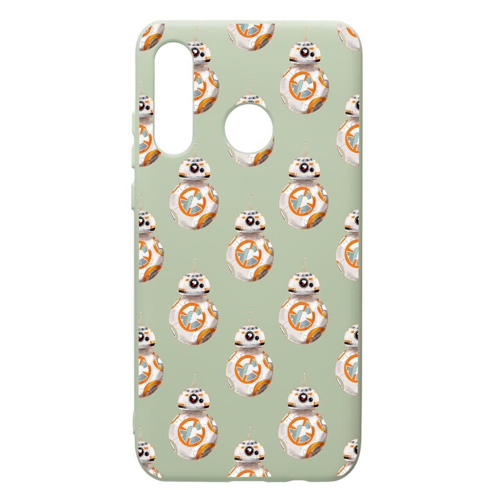 Husa de protectie Huawei P30 Lite, Star Wars Droids, silicon, cu interiorul din material textil, protectie camera, Beryl, PGR421