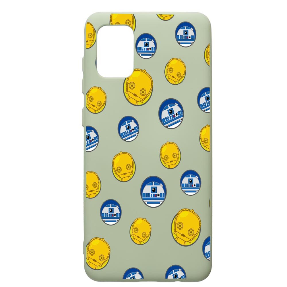Husa de protectie Samsung Galaxy A71, Star Wars Droids, silicon, cu interiorul din material textil, protectie camera, Beryl, PGR422