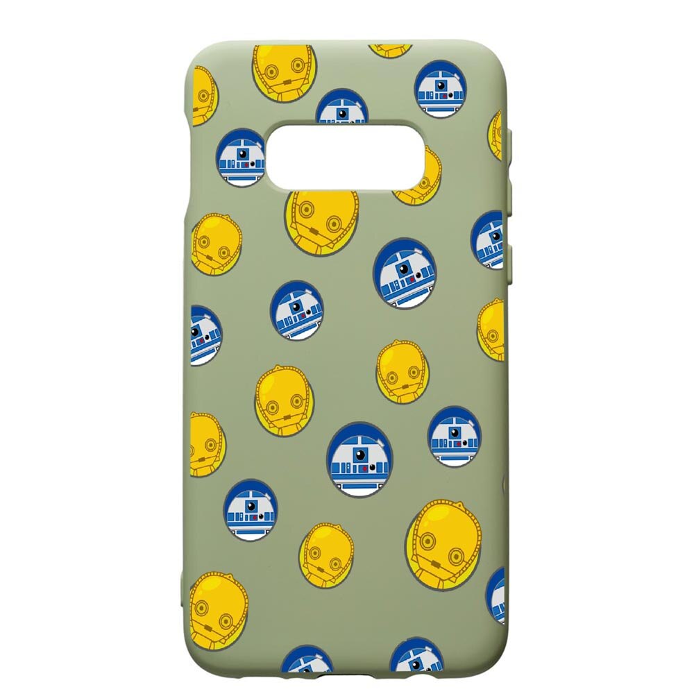Husa de protectie Samsung Galaxy S10, Star Wars Droids, silicon, cu interiorul din material textil, protectie camera, Beryl, PGR422