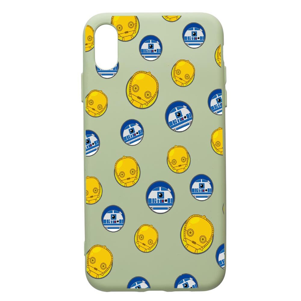 Husa de protectie Huawei Y6 2019, Star Wars Droids, silicon, cu interiorul din material textil, protectie camera, Beryl, PGR422