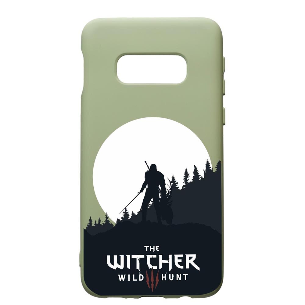 Husa de protectie Samsung Galaxy S10, The Witcher, silicon, cu interiorul din material textil, protectie camera, Beryl, PGR427