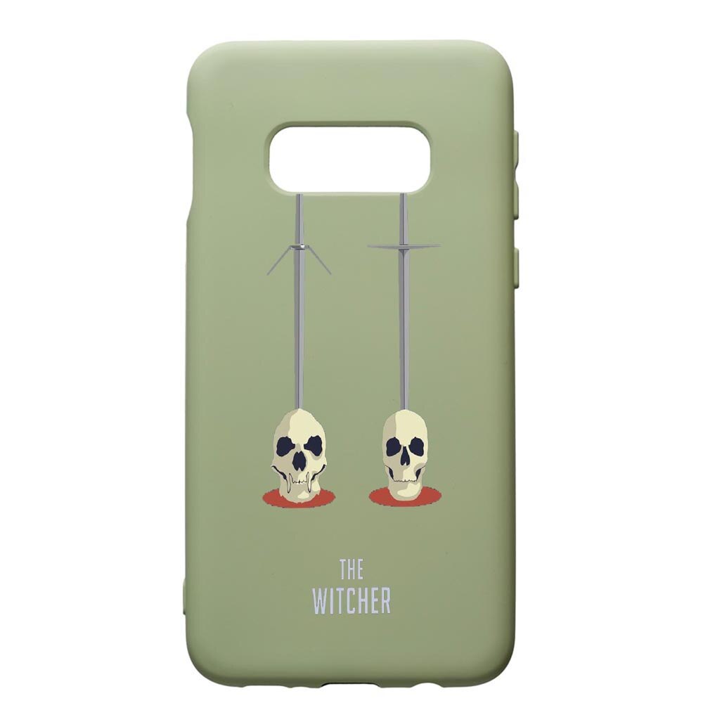 Husa de protectie Samsung Galaxy S10, The Witcher, silicon, cu interiorul din material textil, protectie camera, Beryl, PGR430