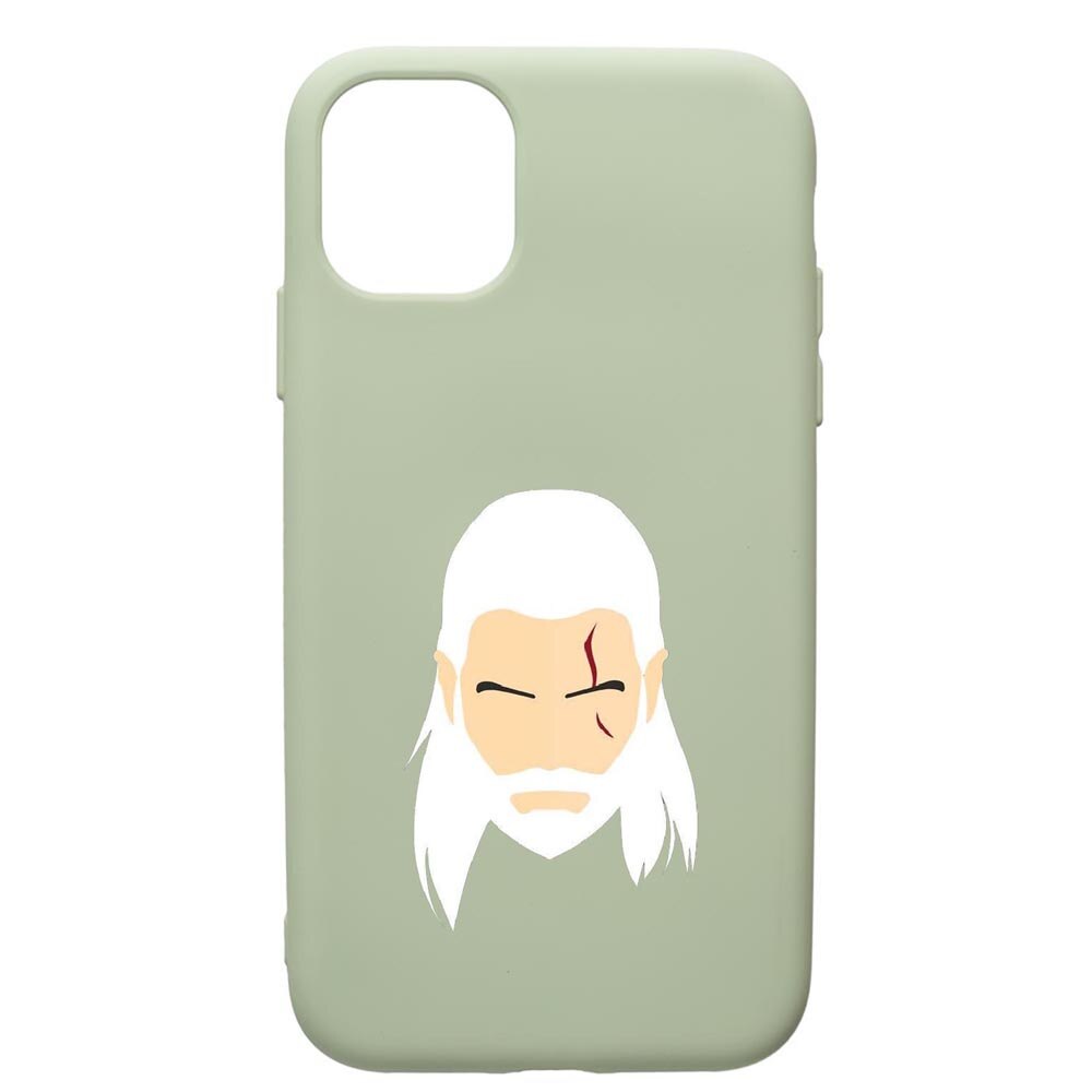 Husa de protectie Apple iPhone 12 Mini, The Witcher, silicon, cu interiorul din material textil, protectie camera, Beryl, PGR435