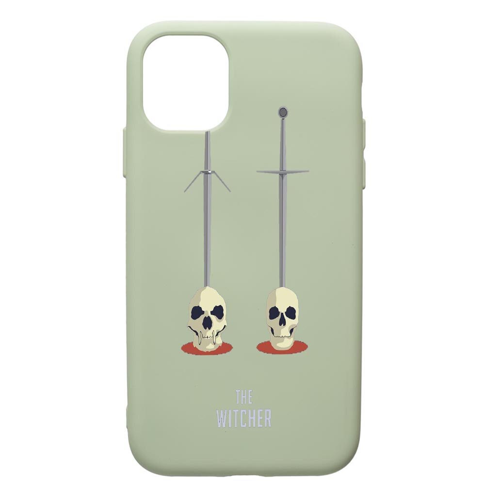 Husa de protectie Apple iPhone 12, The Witcher, silicon, cu interiorul din material textil, protectie camera, Beryl, PGR430