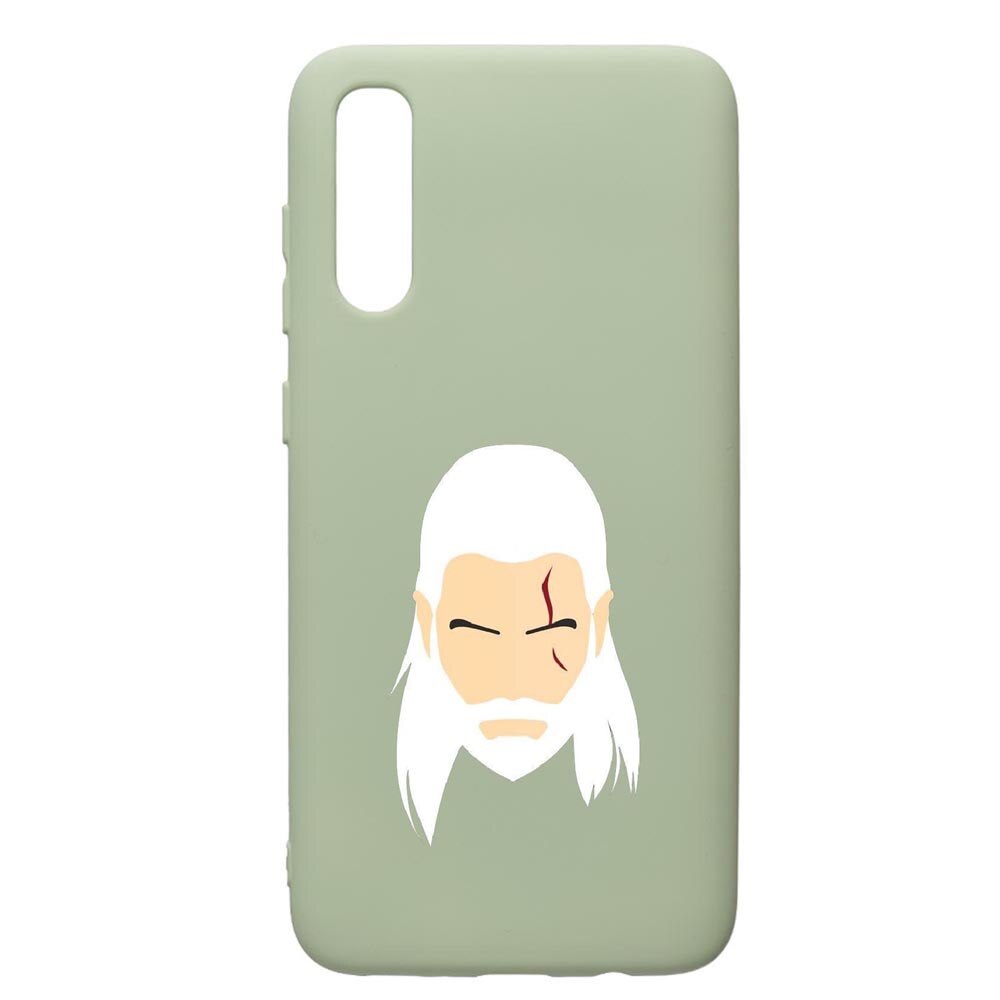 Husa de protectie Samsung Galaxy A70, The Witcher, silicon, cu interiorul din material textil, protectie camera, Beryl, PGR435