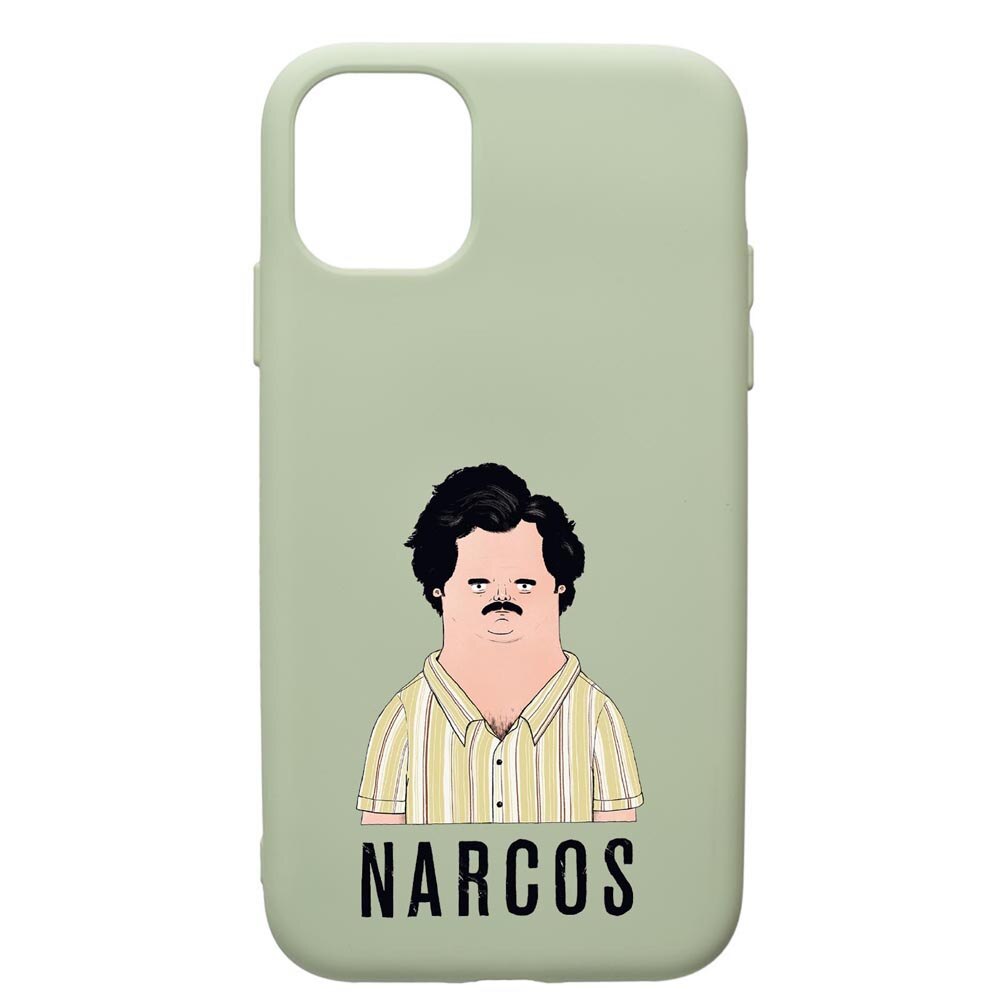 Husa de protectie Apple iPhone 11, Narcos Pablo Escobar, silicon, cu interiorul din material textil, protectie camera, Beryl, PGR436