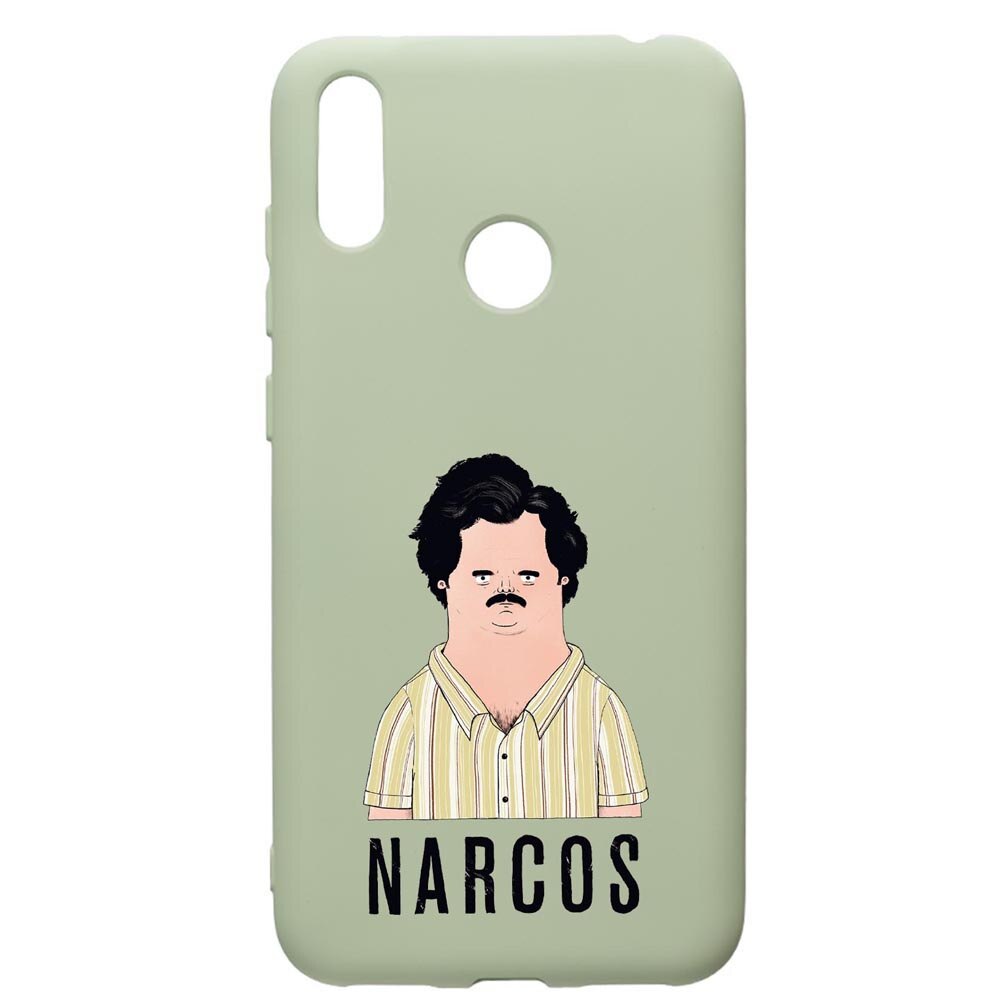 Husa de protectie Huawei Y7 2019, Narcos Pablo Escobar, silicon, cu interiorul din material textil, protectie camera, Beryl, PGR436