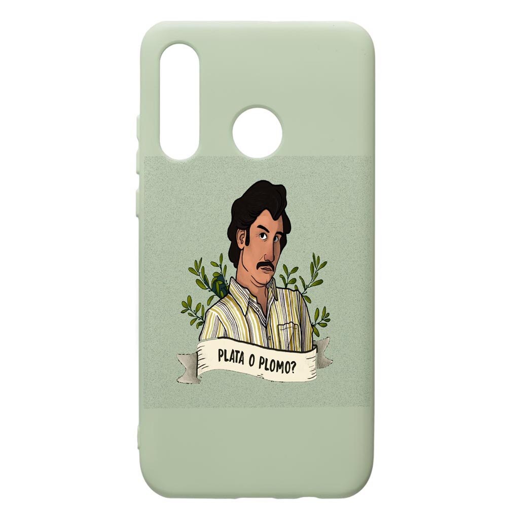 Husa de protectie Huawei P30 Lite, Narcos Pablo Escobar, silicon, cu interiorul din material textil, protectie camera, Beryl, PGR438