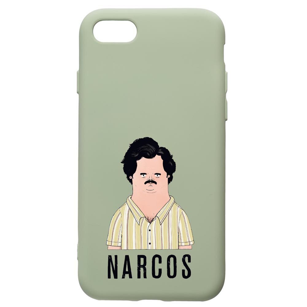 Husa de protectie Apple iPhone SE 2 / iPhone 8 / iPhone 7, Narcos Pablo Escobar, silicon, cu interiorul din material textil, protectie camera, Beryl, PGR436