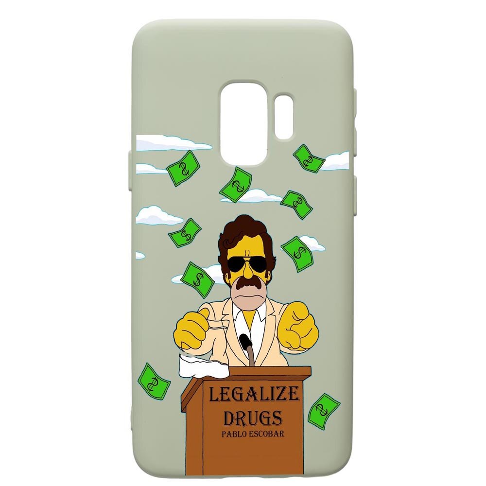 Husa de protectie Samsung Galaxy S9, Narcos Pablo Escobar, silicon, cu interiorul din material textil, protectie camera, Beryl, PGR437
