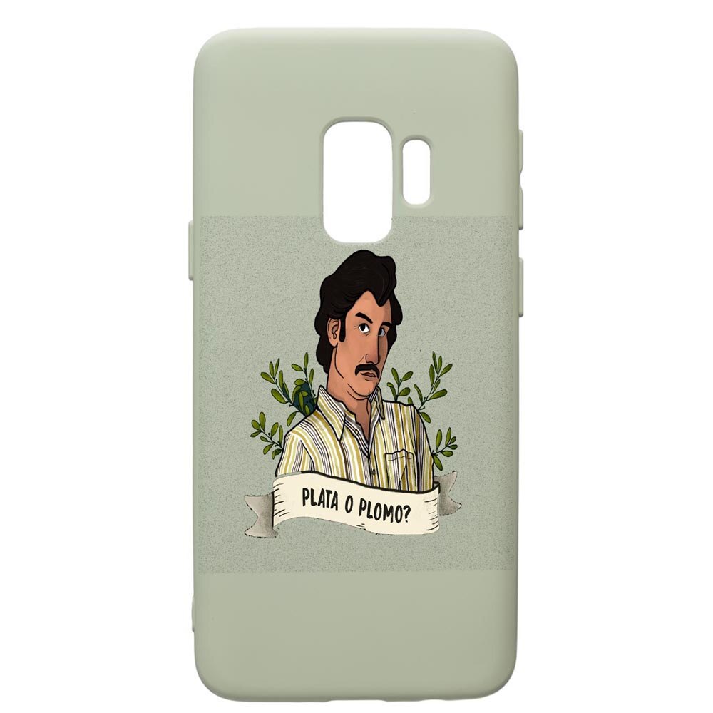 Husa de protectie Samsung Galaxy S9, Narcos Pablo Escobar, silicon, cu interiorul din material textil, protectie camera, Beryl, PGR438
