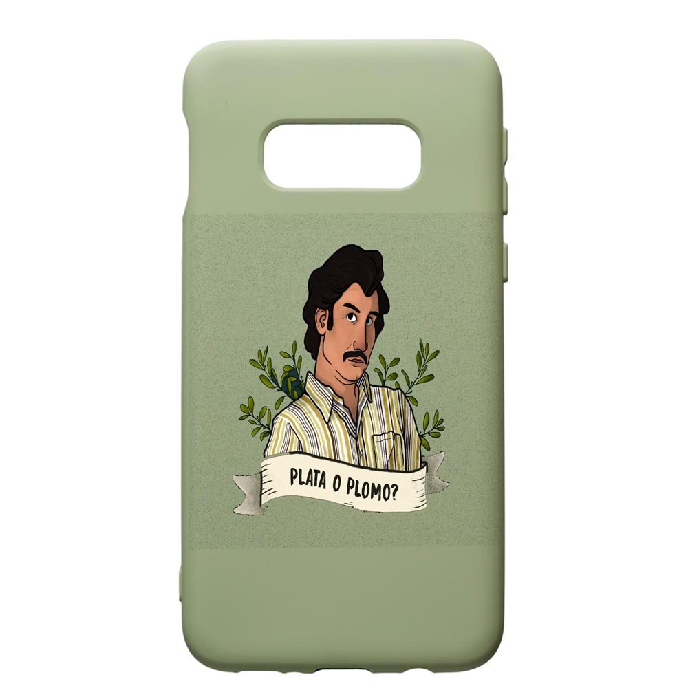Husa de protectie Samsung Galaxy S10E, Narcos Pablo Escobar, silicon, cu interiorul din material textil, protectie camera, Beryl, PGR438