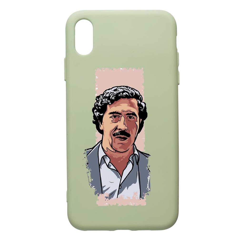 Husa de protectie Apple iPhone XR, Narcos Pablo Escobar, silicon, cu interiorul din material textil, protectie camera, Beryl, PGR442