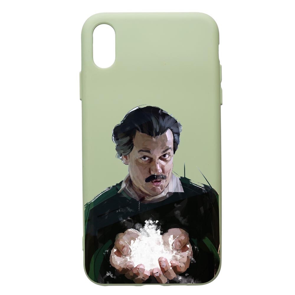 Husa de protectie Apple iPhone XS Max, Narcos Pablo Escobar, silicon, cu interiorul din material textil, protectie camera, Beryl, PGR446