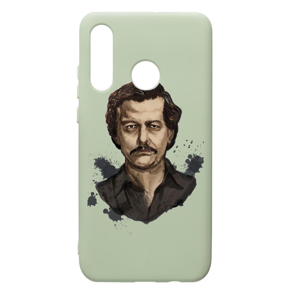 Husa de protectie Huawei P30 Lite, Narcos Pablo Escobar, silicon, cu interiorul din material textil, protectie camera, Beryl, PGR445