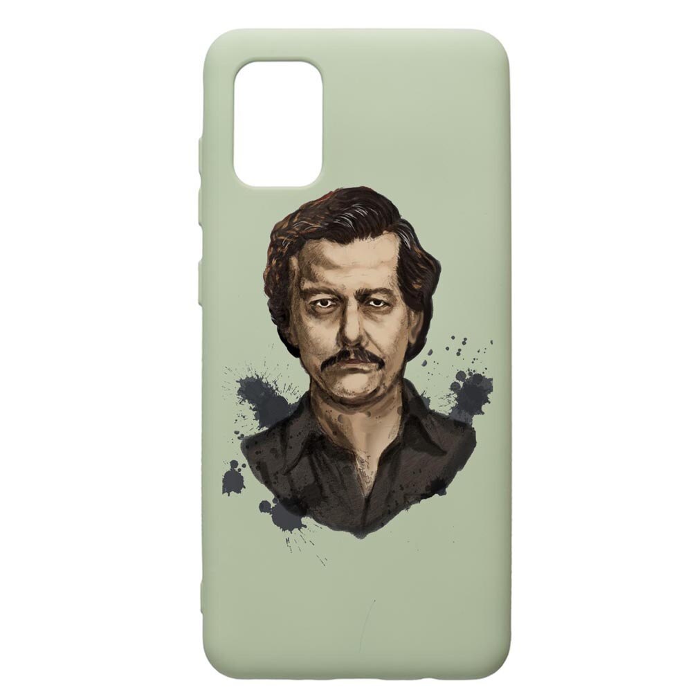 Husa de protectie Samsung Galaxy A71, Narcos Pablo Escobar, silicon, cu interiorul din material textil, protectie camera, Beryl, PGR445