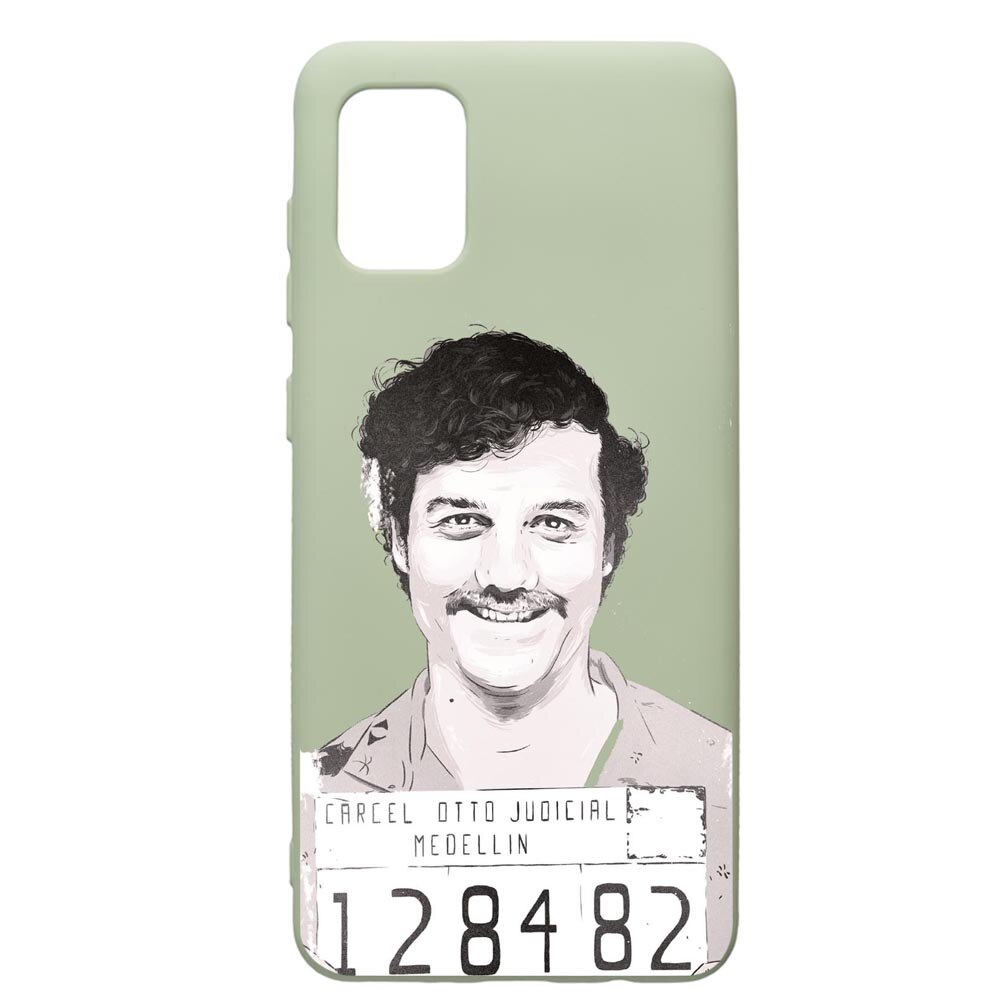 Husa de protectie Samsung Galaxy A71, Narcos Pablo Escobar, silicon, cu interiorul din material textil, protectie camera, Beryl, PGR443