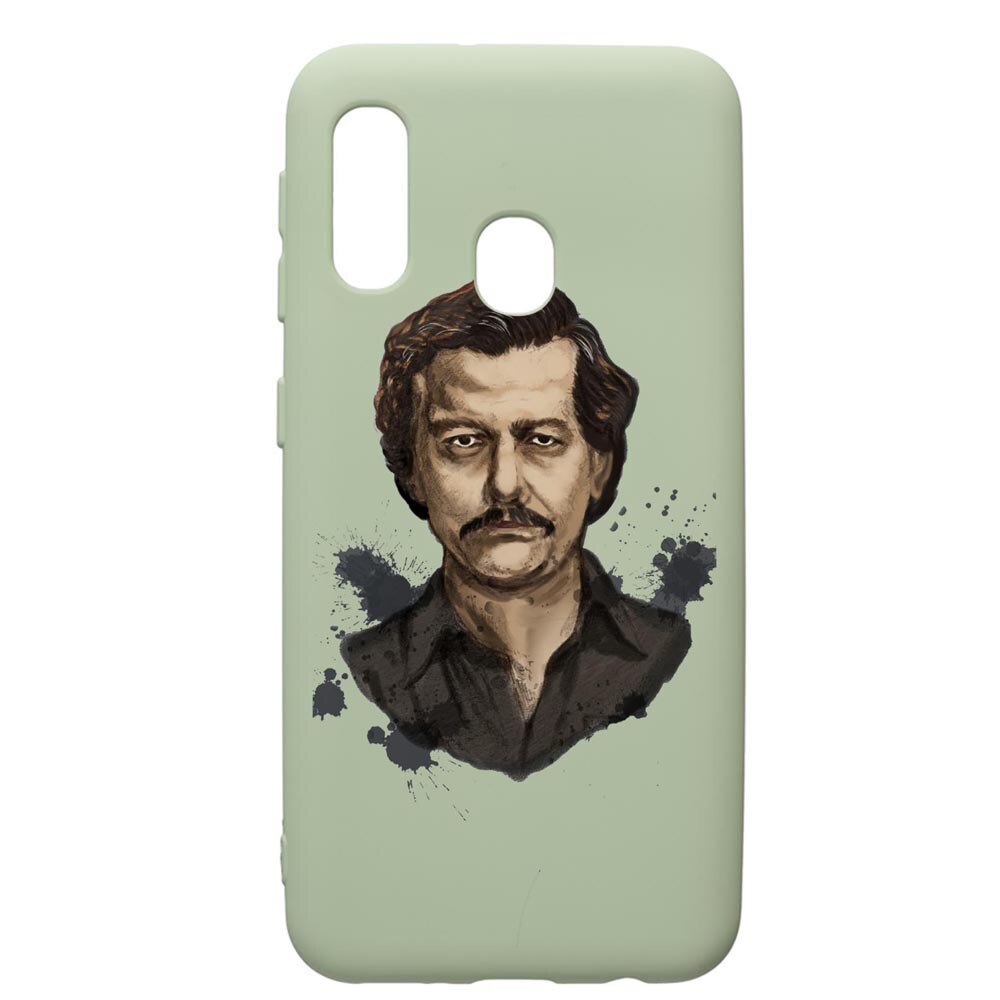 Husa de protectie Samsung Galaxy A40, Narcos Pablo Escobar, silicon, cu interiorul din material textil, protectie camera, Beryl, PGR445
