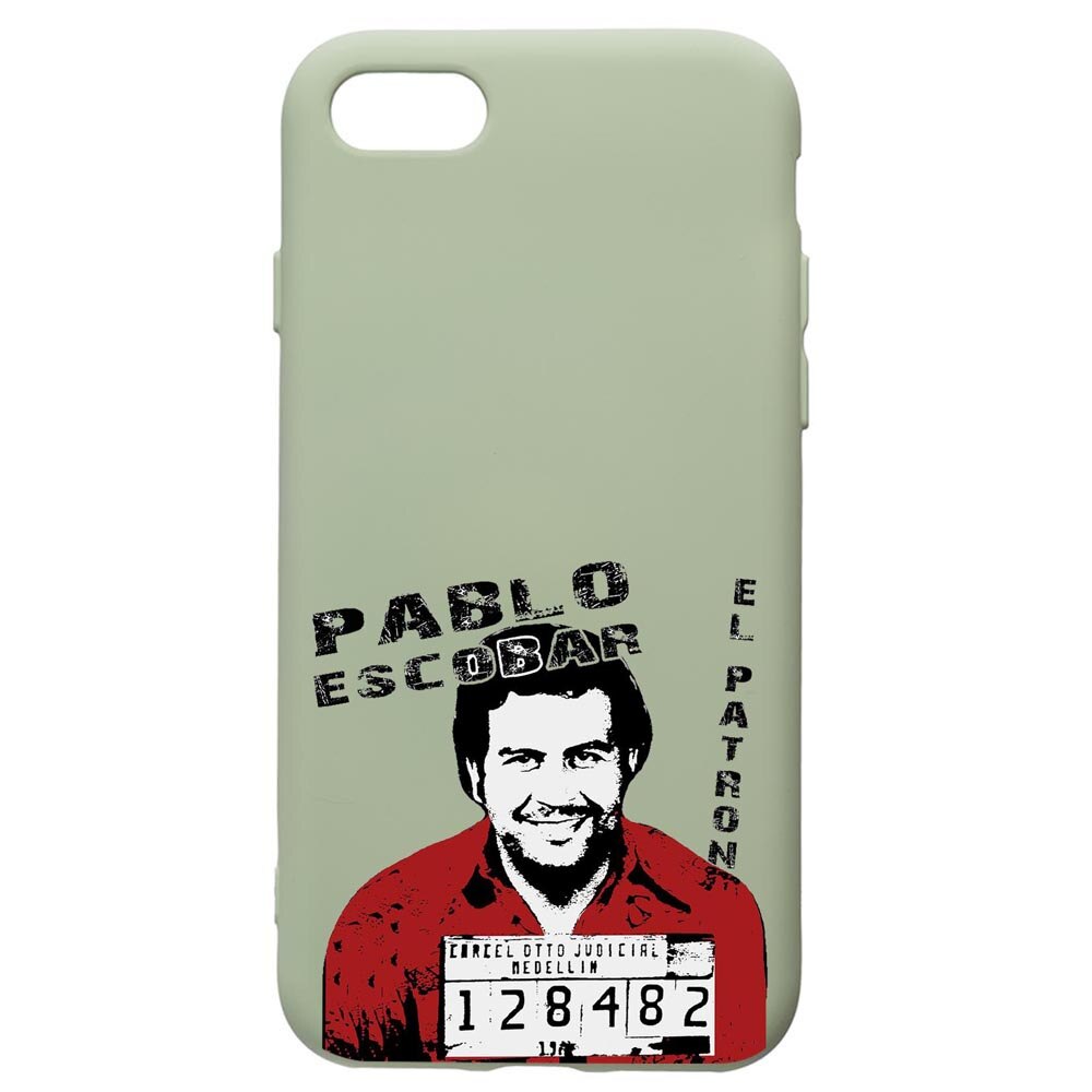 Husa de protectie Apple iPhone SE 2 / iPhone 8 / iPhone 7, Narcos, silicon, cu interiorul din material textil, protectie camera, Beryl, PGR444