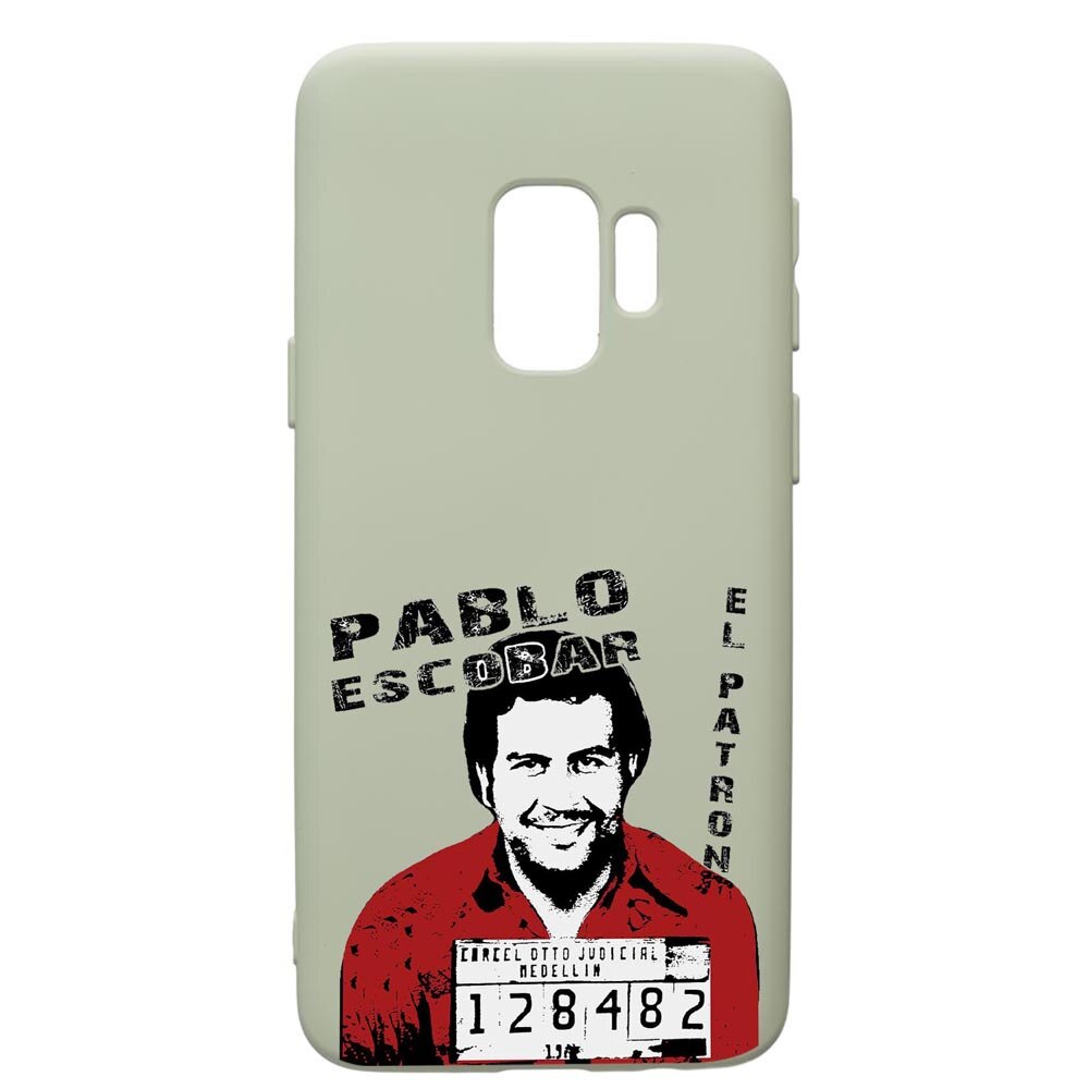 Husa de protectie Samsung Galaxy S9, Narcos, silicon, cu interiorul din material textil, protectie camera, Beryl, PGR444