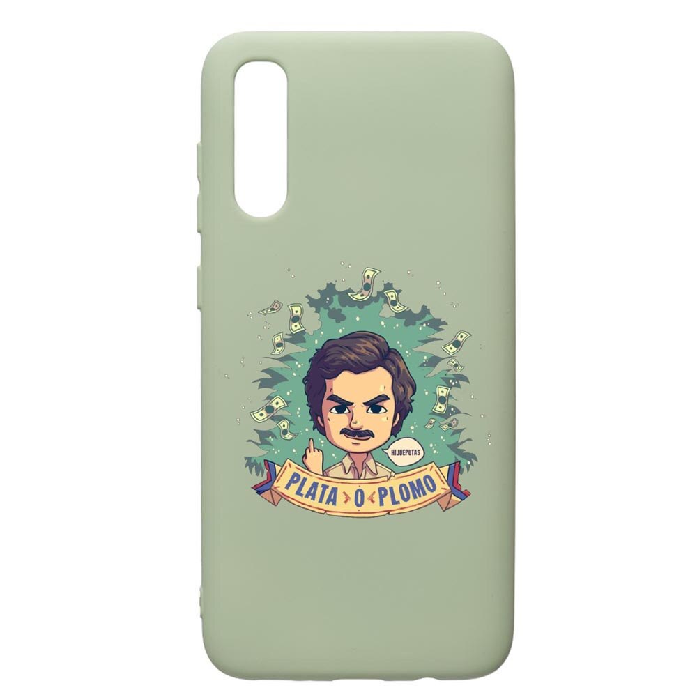 Husa de protectie Samsung Galaxy A70, Narcos Pablo Escobar, silicon, cu interiorul din material textil, protectie camera, Beryl, PGR447