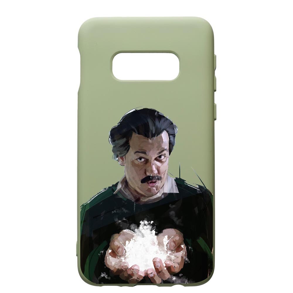 Husa de protectie Samsung Galaxy S10E, Narcos Pablo Escobar, silicon, cu interiorul din material textil, protectie camera, Beryl, PGR446