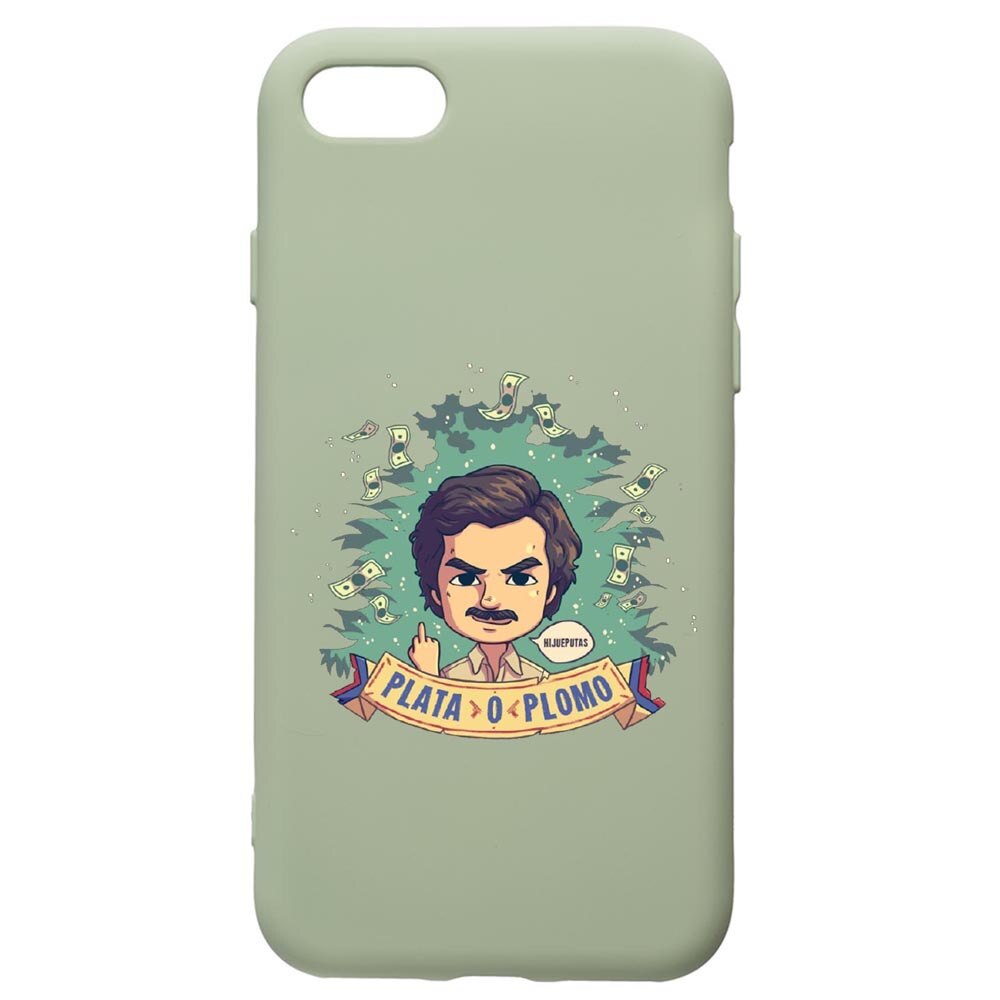 Husa de protectie Apple iPhone SE 2 / iPhone 8 / iPhone 7, Narcos Pablo Escobar, silicon, cu interiorul din material textil, protectie camera, Beryl, PGR447