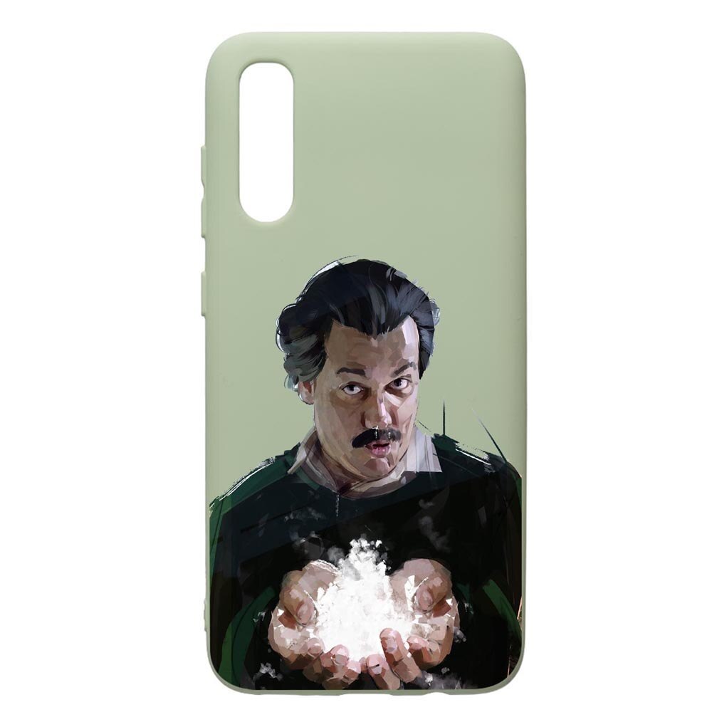Husa de protectie Samsung Galaxy A70, Narcos Pablo Escobar, silicon, cu interiorul din material textil, protectie camera, Beryl, PGR446