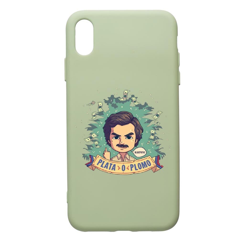Husa de protectie Apple iPhone XR, Narcos Pablo Escobar, silicon, cu interiorul din material textil, protectie camera, Beryl, PGR447
