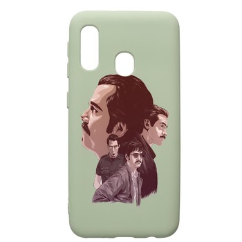 Husa de protectie Samsung Galaxy A40, Narcos, silicon, cu interiorul din material textil, protectie camera, Beryl, PGR448 Husa de protectie Samsung Galaxy A40, Narcos, silicon, cu interiorul din material textil, protectie camera, Beryl, PGR448