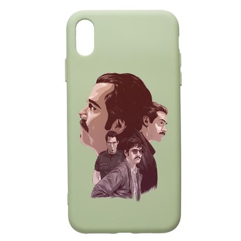 Husa de protectie Huawei Y5 2019, Narcos, silicon, cu interiorul din material textil, protectie camera, Beryl, PGR448 Husa de protectie Huawei Y5 2019, Narcos, silicon, cu interiorul din material textil, protectie camera, Beryl, PGR448