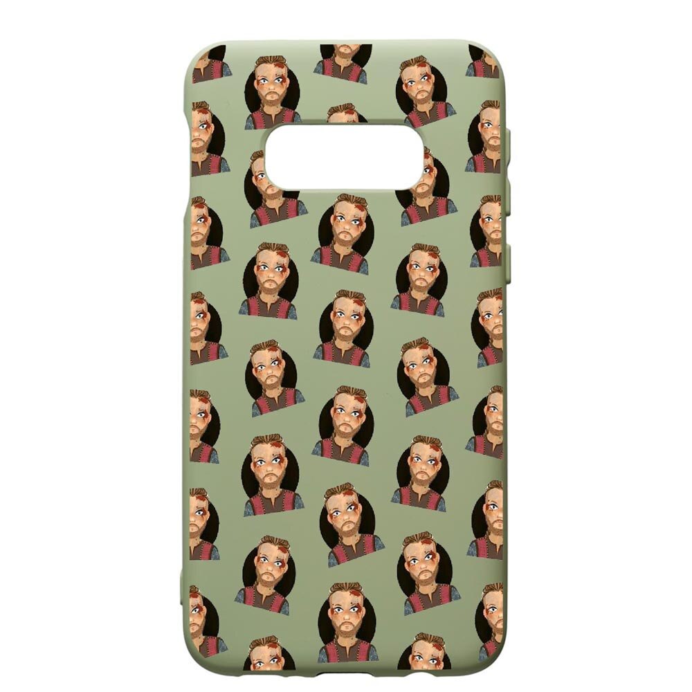 Husa de protectie Samsung Galaxy S10E, Vikings, silicon, cu interiorul din material textil, protectie camera, Beryl, PGR453