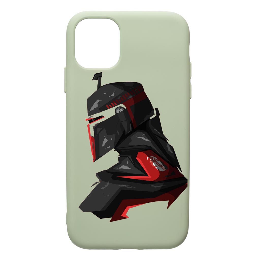 Husa de protectie Apple iPhone 12 Mini, Star Wars The Mandalorian, silicon, cu interiorul din material textil, protectie camera, Beryl, PGR456