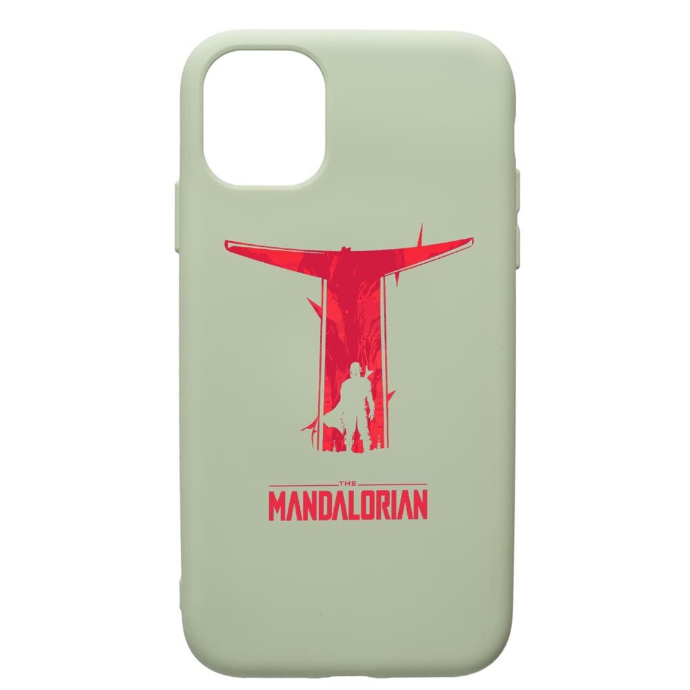 Husa de protectie Apple iPhone 12 Mini, Star Wars The Mandalorian, silicon, cu interiorul din material textil, protectie camera, Beryl, PGR458