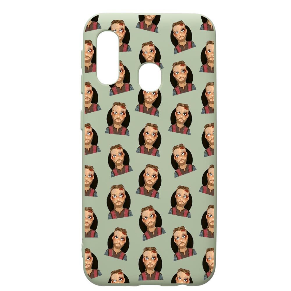 Husa de protectie Samsung Galaxy A20e, Vikings, silicon, cu interiorul din material textil, protectie camera, Beryl, PGR453