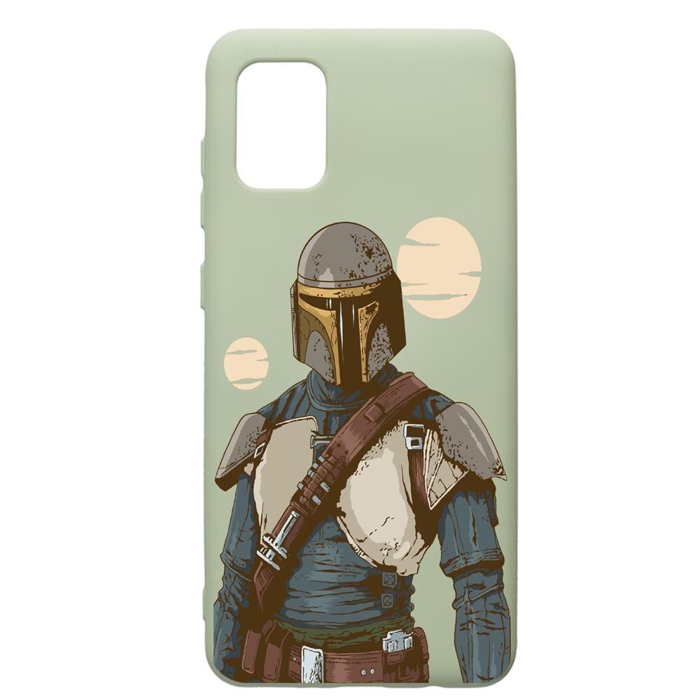 Husa de protectie Samsung Galaxy A31, Star Wars The Mandalorian, silicon, cu interiorul din material textil, protectie camera, Beryl, PGR461