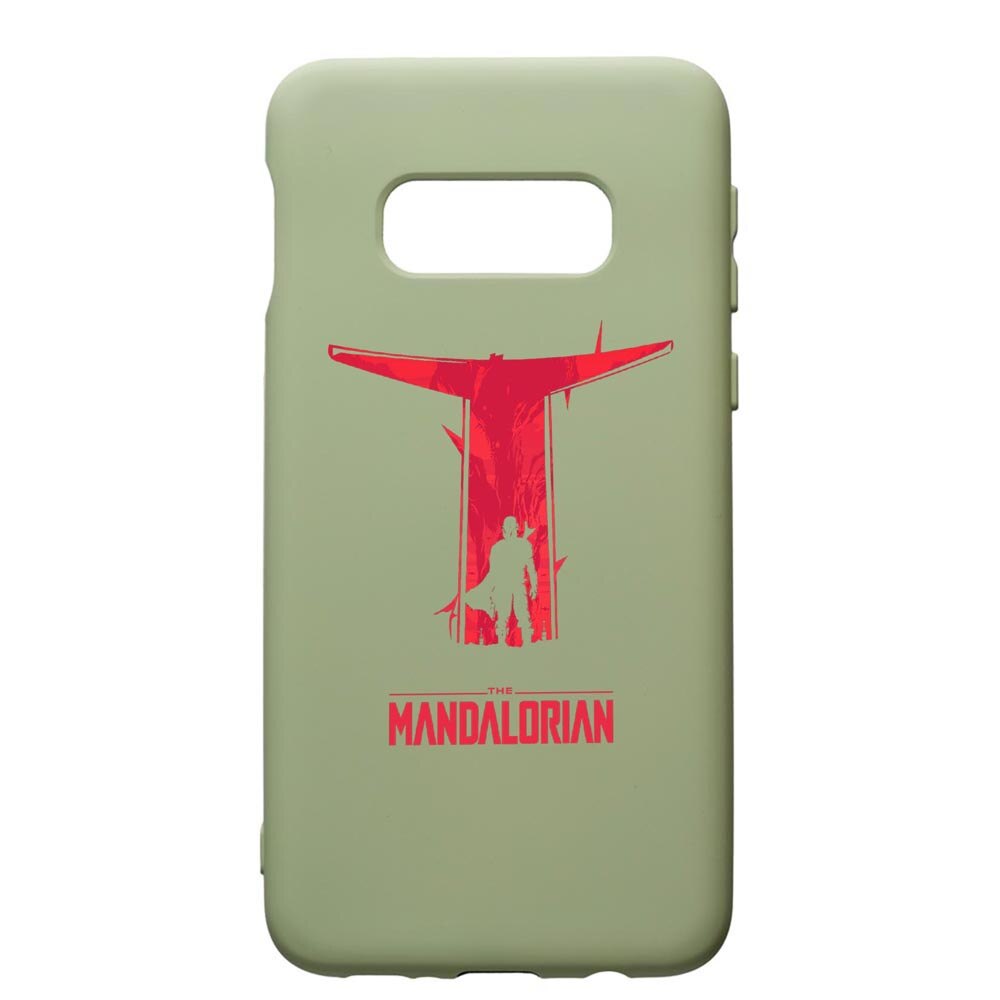 Husa de protectie Samsung Galaxy S10E, Star Wars The Mandalorian, silicon, cu interiorul din material textil, protectie camera, Beryl, PGR458