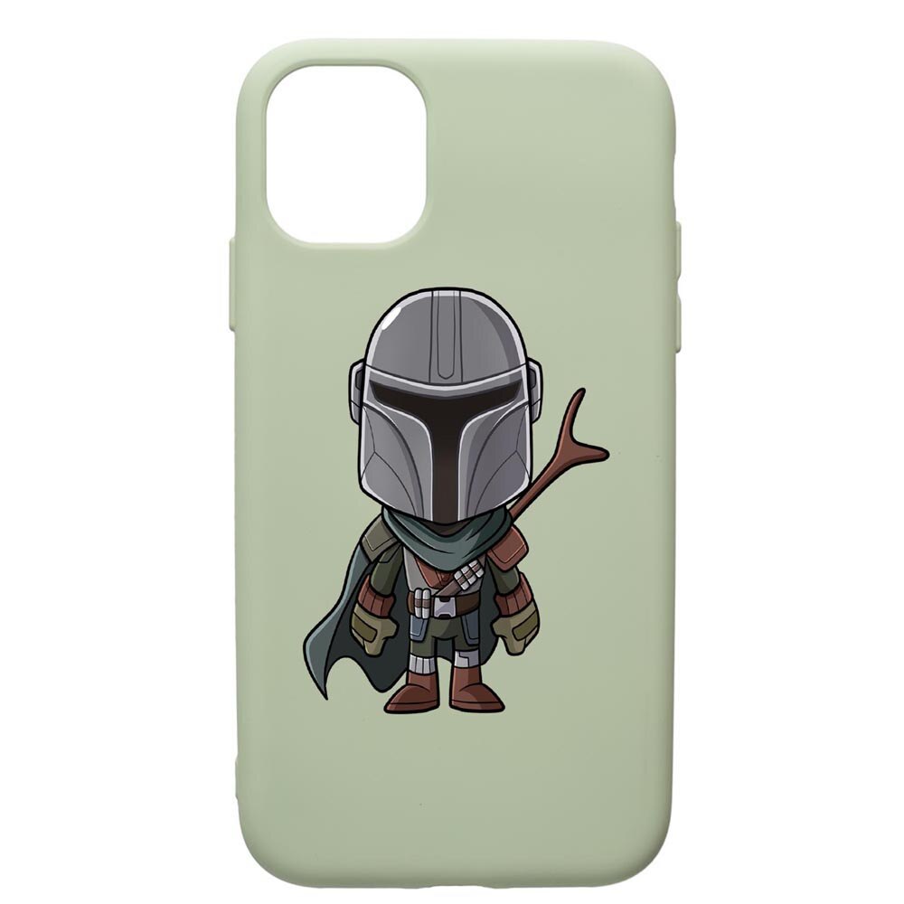 Husa de protectie Apple iPhone 12 Pro Max, Star Wars The Mandalorian, silicon, cu interiorul din material textil, protectie camera, Beryl, PGR462