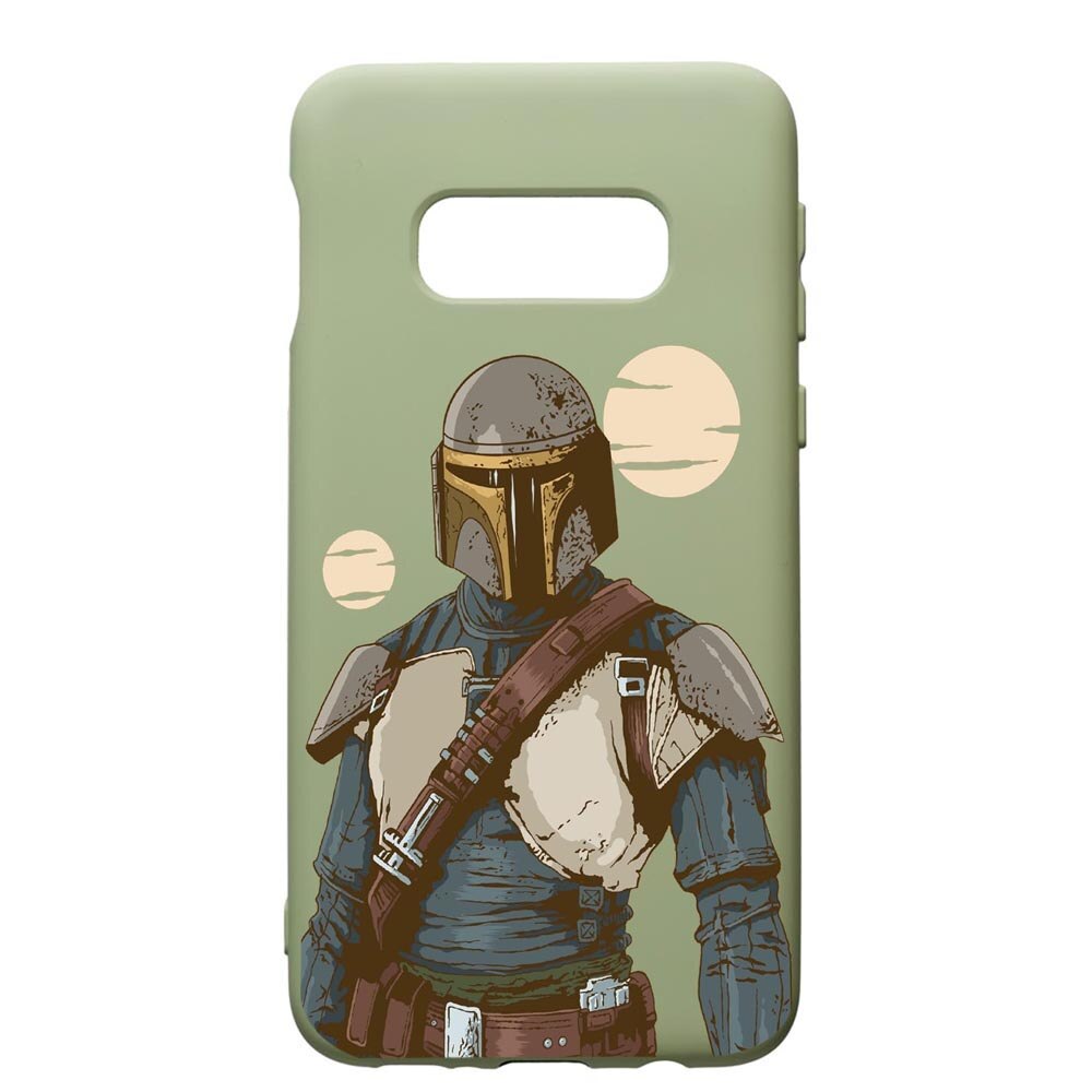 Husa de protectie Samsung Galaxy S10, Star Wars The Mandalorian, silicon, cu interiorul din material textil, protectie camera, Beryl, PGR461