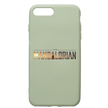 Husa de protectie Apple iPhone 8 Plus / iPhone 7 Plus, Star Wars The Mandalorian, silicon, cu interiorul din material textil, protectie camera, Beryl, PGR463 Husa de protectie Apple iPhone 8 Plus / iPhone 7 Plus, Star Wars The Mandalorian, silicon, cu interiorul din material textil, protectie camera, Beryl, PGR463