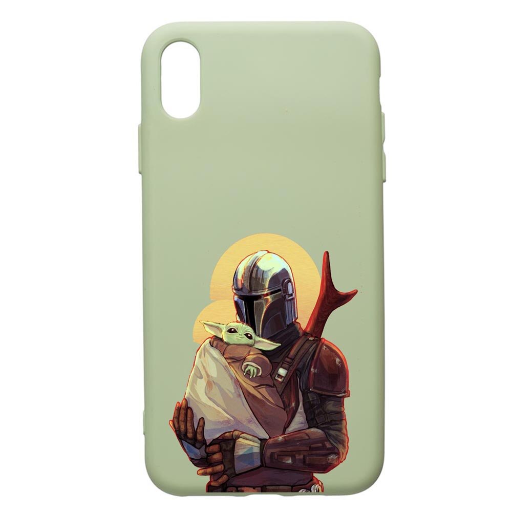 Husa de protectie Samsung Galaxy A10, Star Wars The Mandalorian, silicon, cu interiorul din material textil, protectie camera, Beryl, PGR465