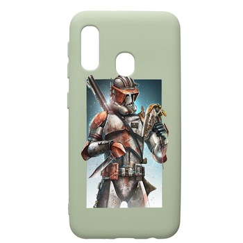 Husa de protectie Samsung Galaxy A40, Star Wars The Mandalorian, silicon, cu interiorul din material textil, protectie camera, Beryl, PGR464 Husa de protectie Samsung Galaxy A40, Star Wars The Mandalorian, silicon, cu interiorul din material textil, protectie camera, Beryl, PGR464
