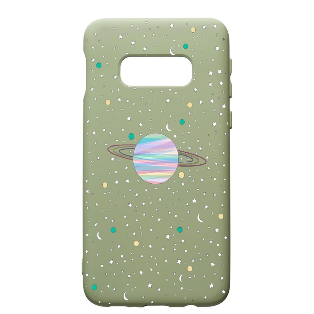Husa de protectie Samsung Galaxy S10E, Universe, Planets, silicon, cu interiorul din material textil, protectie camera, Beryl, PGR468