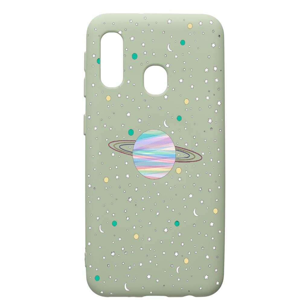 Husa de protectie Samsung Galaxy A20e, Universe, Planets, silicon, cu interiorul din material textil, protectie camera, Beryl, PGR468