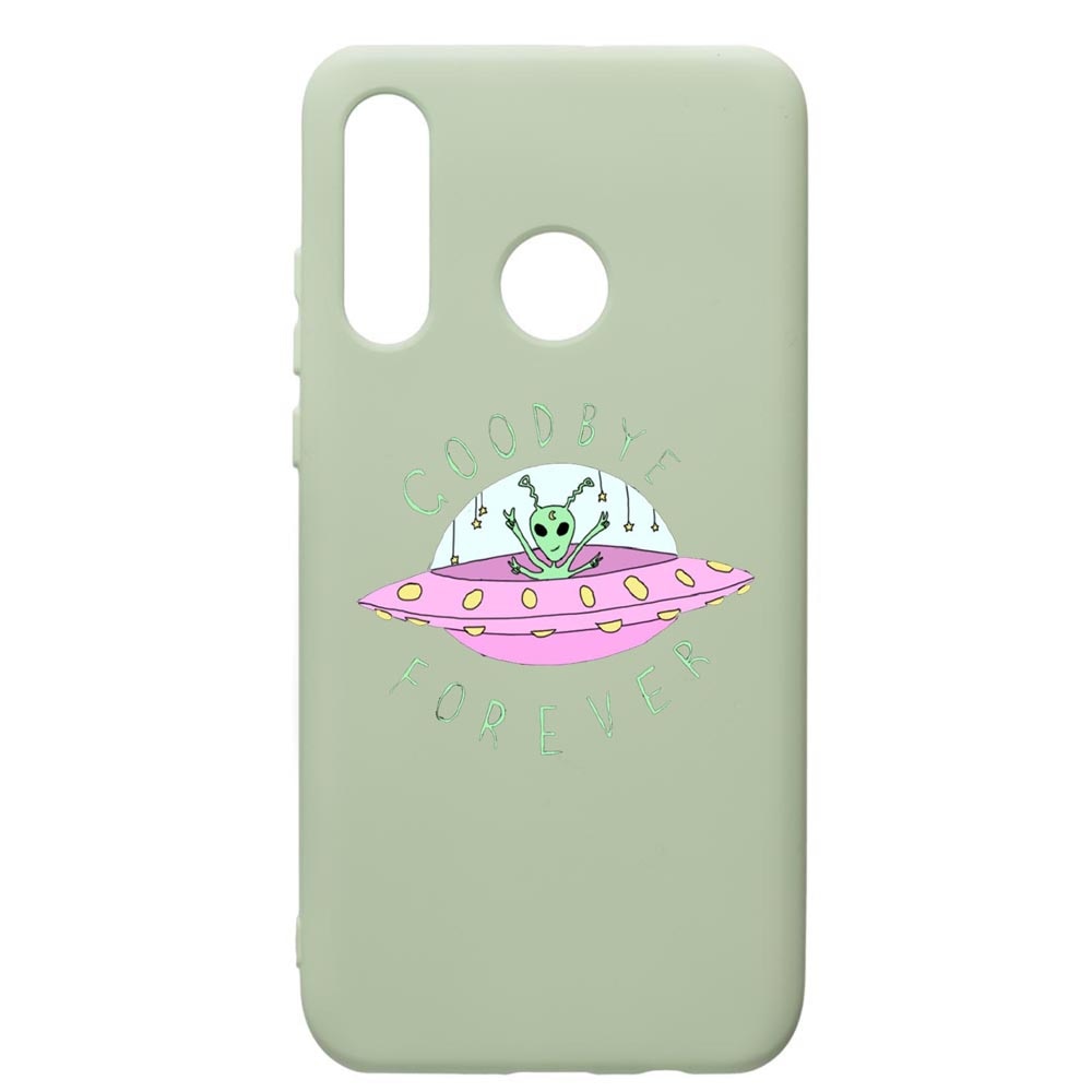 Husa de protectie Huawei P40 Lite E / Y7p, Universe, UFO, silicon, cu interiorul din material textil, protectie camera, Beryl, PGR474