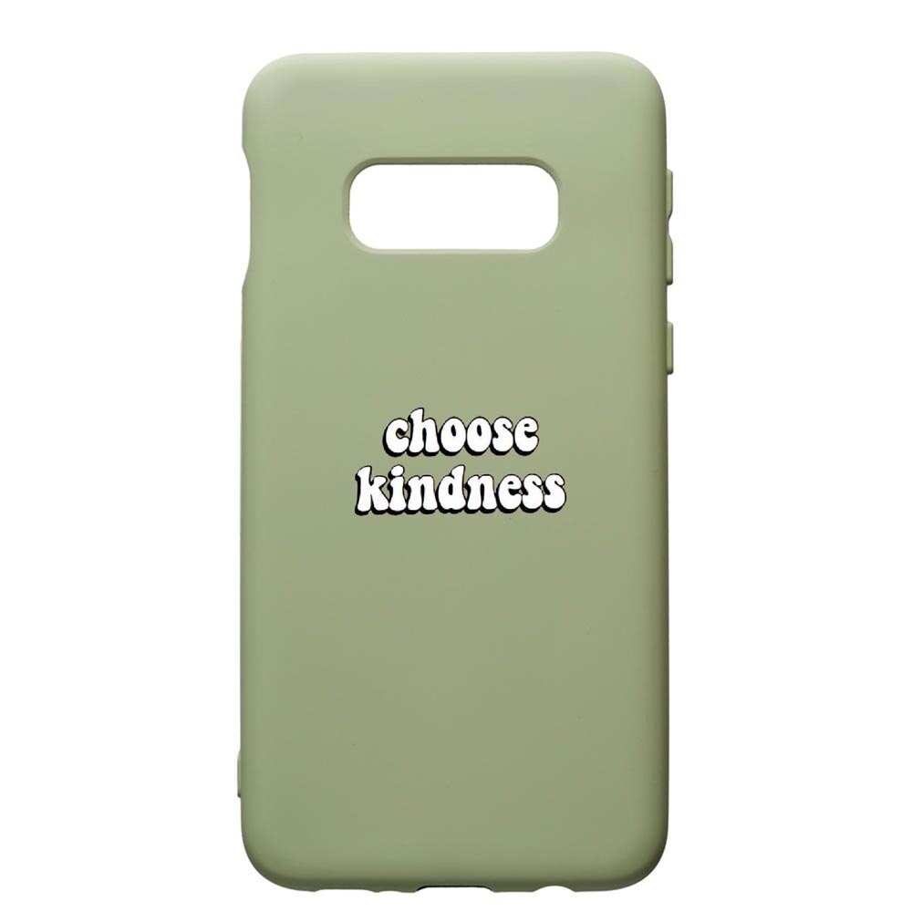 Husa de protectie Samsung Galaxy S10, Kidness, silicon, cu interiorul din material textil, protectie camera, Beryl, PGR478