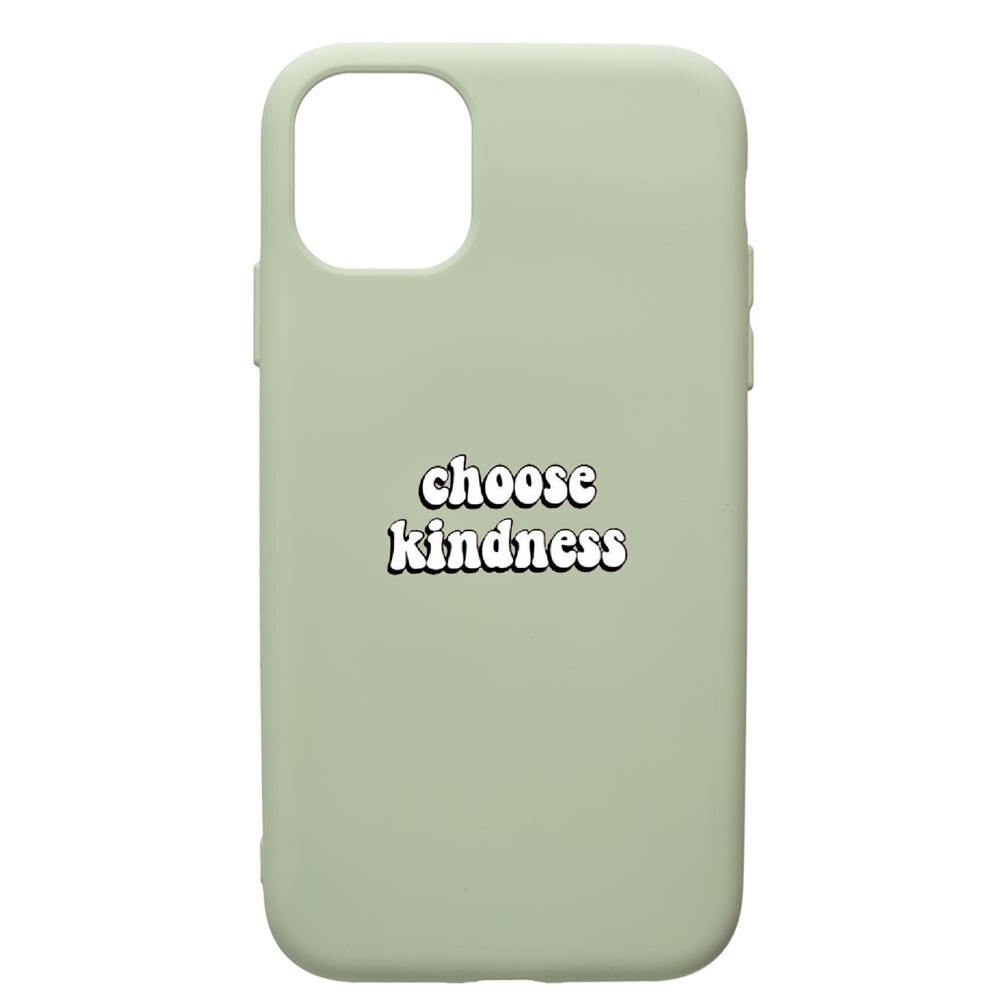 Husa de protectie Apple iPhone 12, Kidness, silicon, cu interiorul din material textil, protectie camera, Beryl, PGR478
