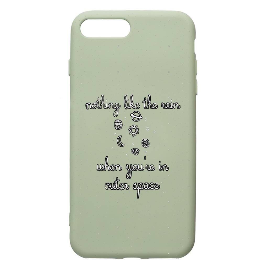 Husa de protectie Apple iPhone 8 Plus / iPhone 7 Plus, Universe, silicon, cu interiorul din material textil, protectie camera, Beryl, PGR475