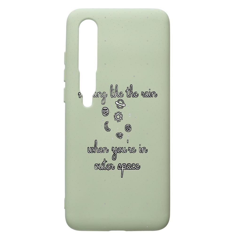 Husa de protectie Xiaomi Mi 10 / Mi 10 Pro, Universe, silicon, cu interiorul din material textil, protectie camera, Beryl, PGR475