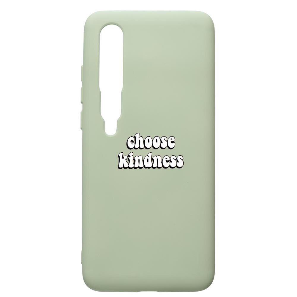 Husa de protectie Xiaomi Mi 10 / Mi 10 Pro, Kidness, silicon, cu interiorul din material textil, protectie camera, Beryl, PGR478